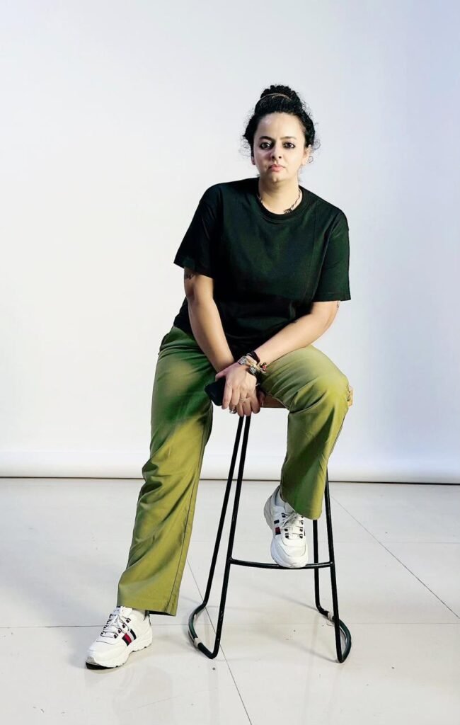 Ranjana Maya Rajput in the studio
